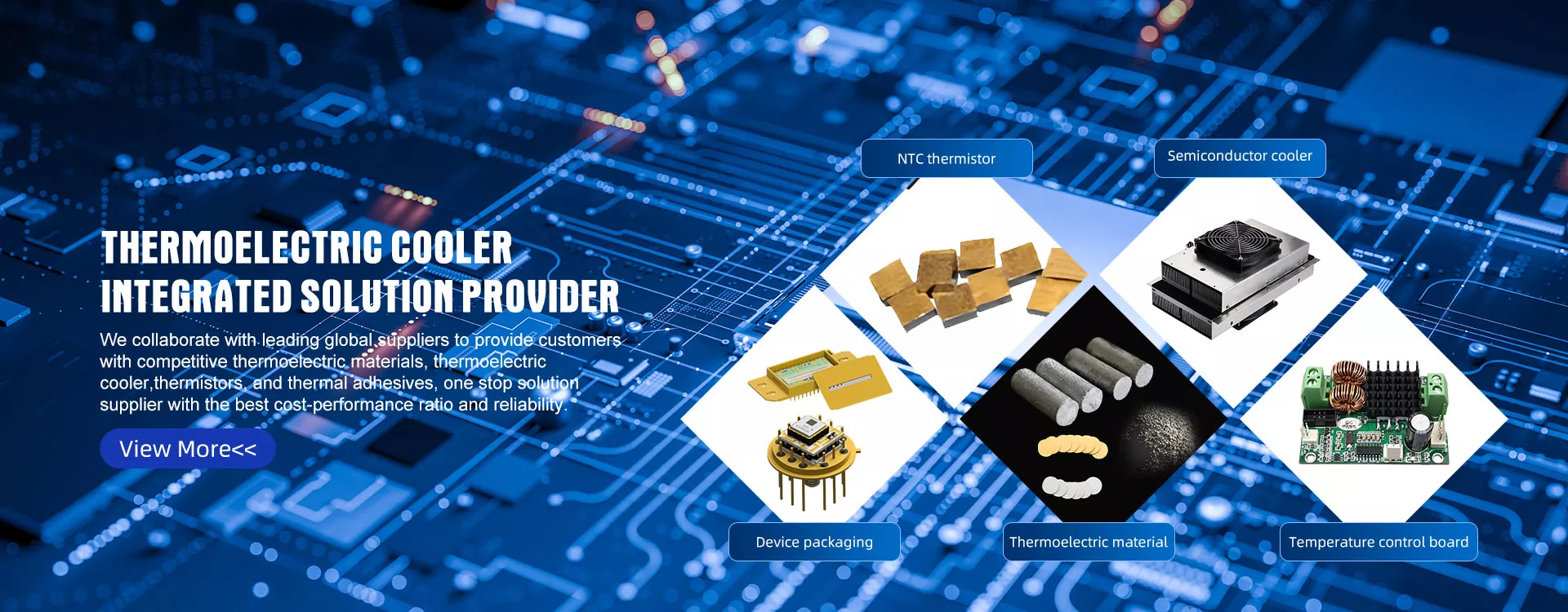 Quality Thermoelectric Coolers Assemblies